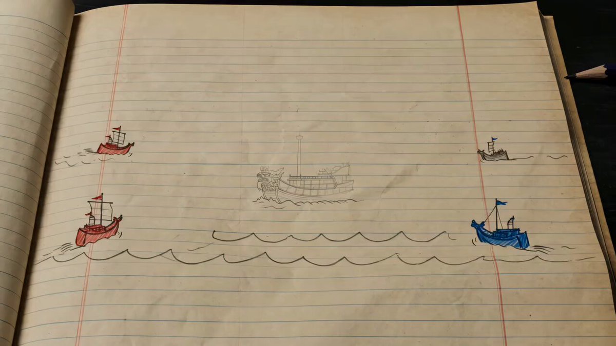 Hand-drawn Animated Naval Battle