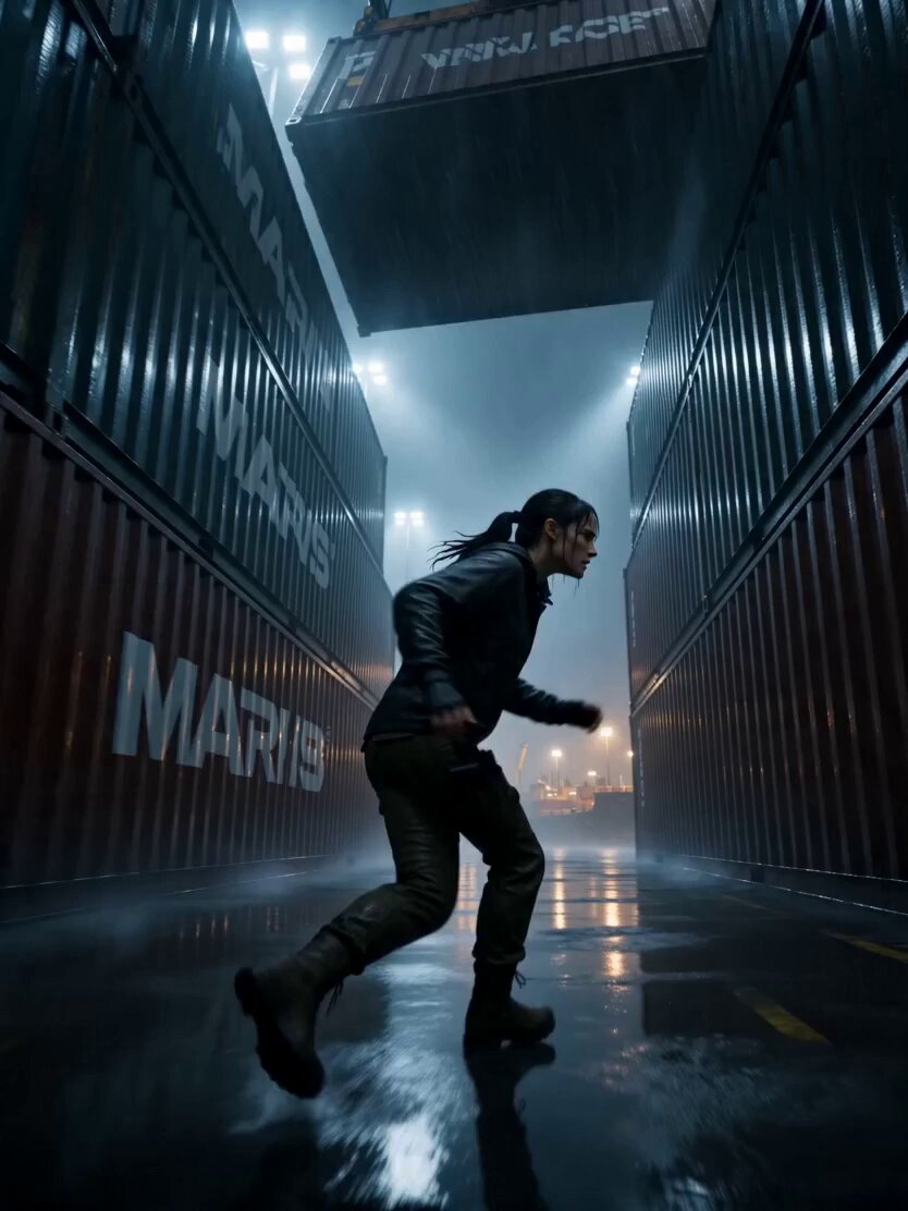 Filmreife Heist-Action im Industriehafen