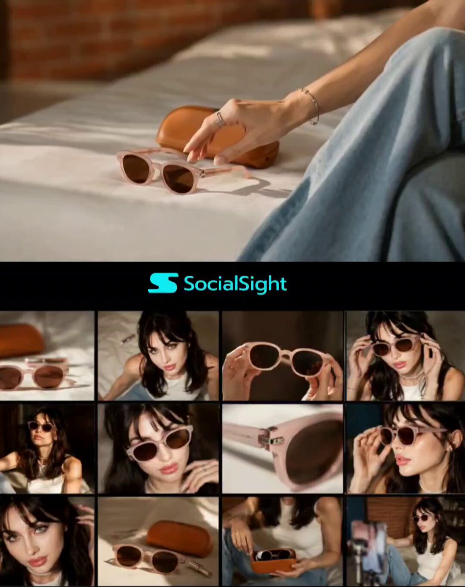 Werbespot für Luxus-Mode-Sonnenbrillen