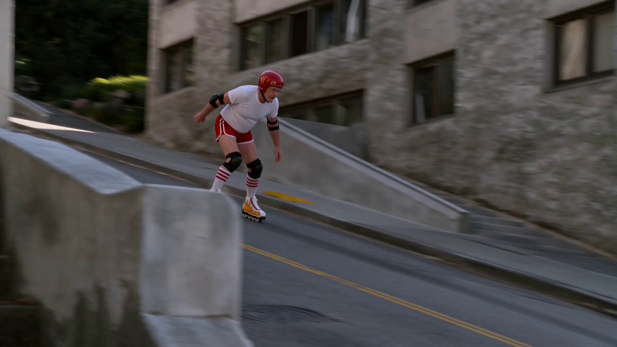 Filmreifer Skate-Unfall eines älteren Herrn