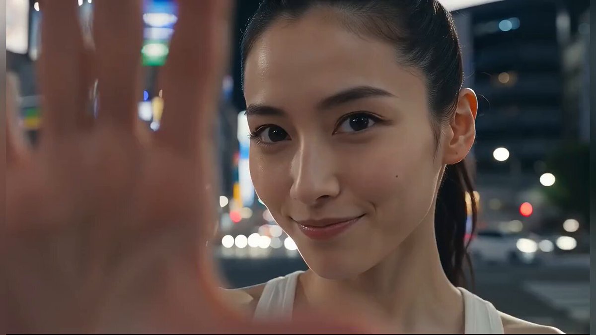 Video eines japanischen Mädchens beim Parkour am Tokyo Tower