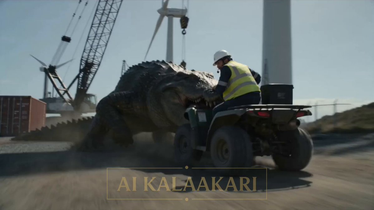 Mega Croc vs Giant Turbine Battle