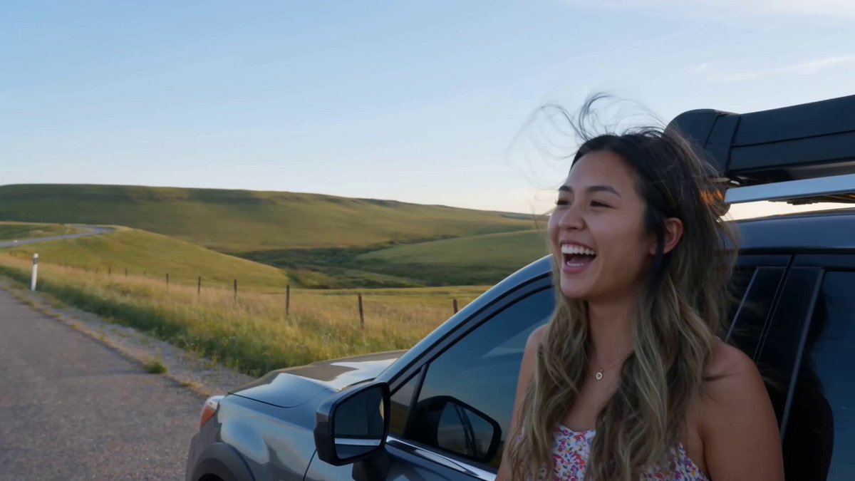 Handheld Smartphone Road Trip Montage