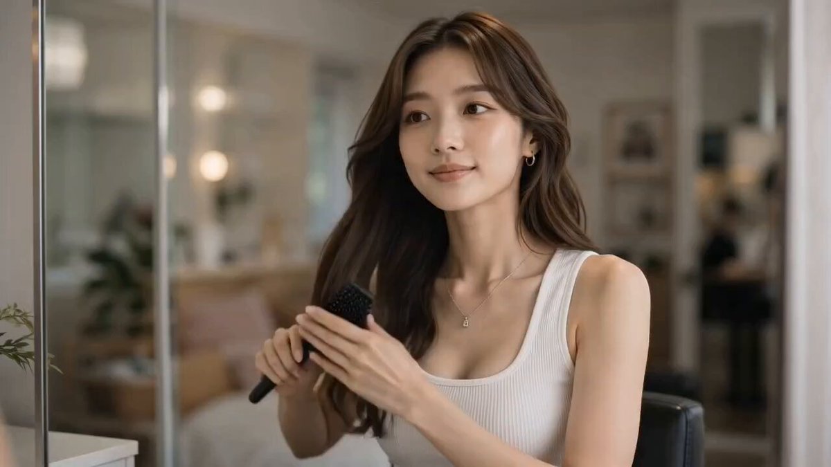 Realistisches japanisches Lifestyle-Beauty-Studio-Video