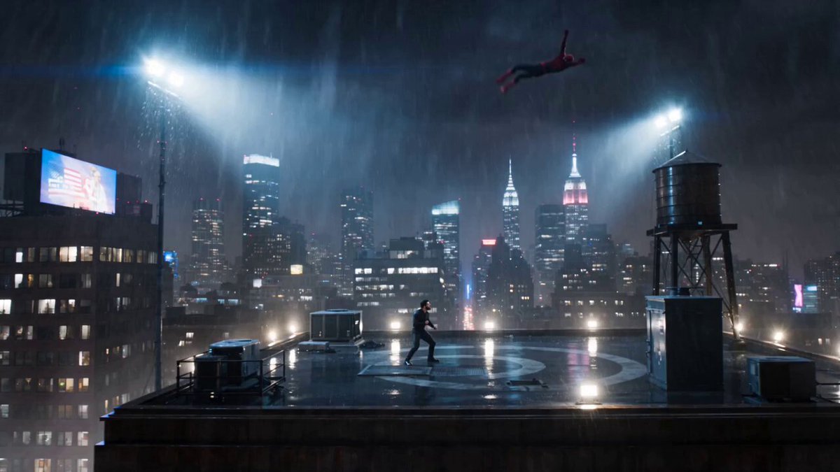Spider-Man vs Custom Hero Rooftop Battle