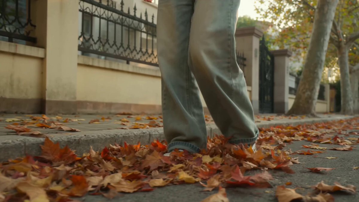 Herbstliches Wohnviertel-Vlog-Porträt