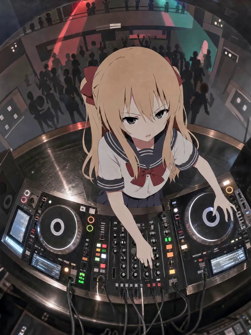 動畫DJ女孩演出