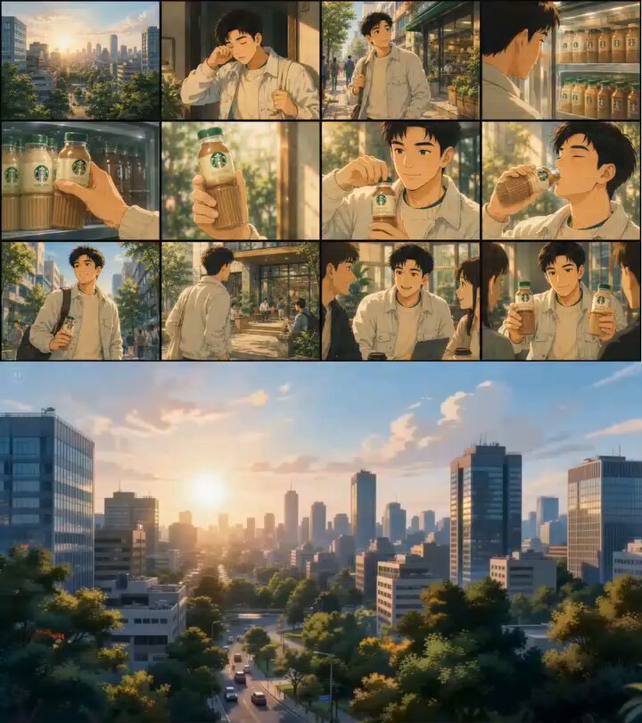 Starbucks-Werbespot im Ghibli-Stil