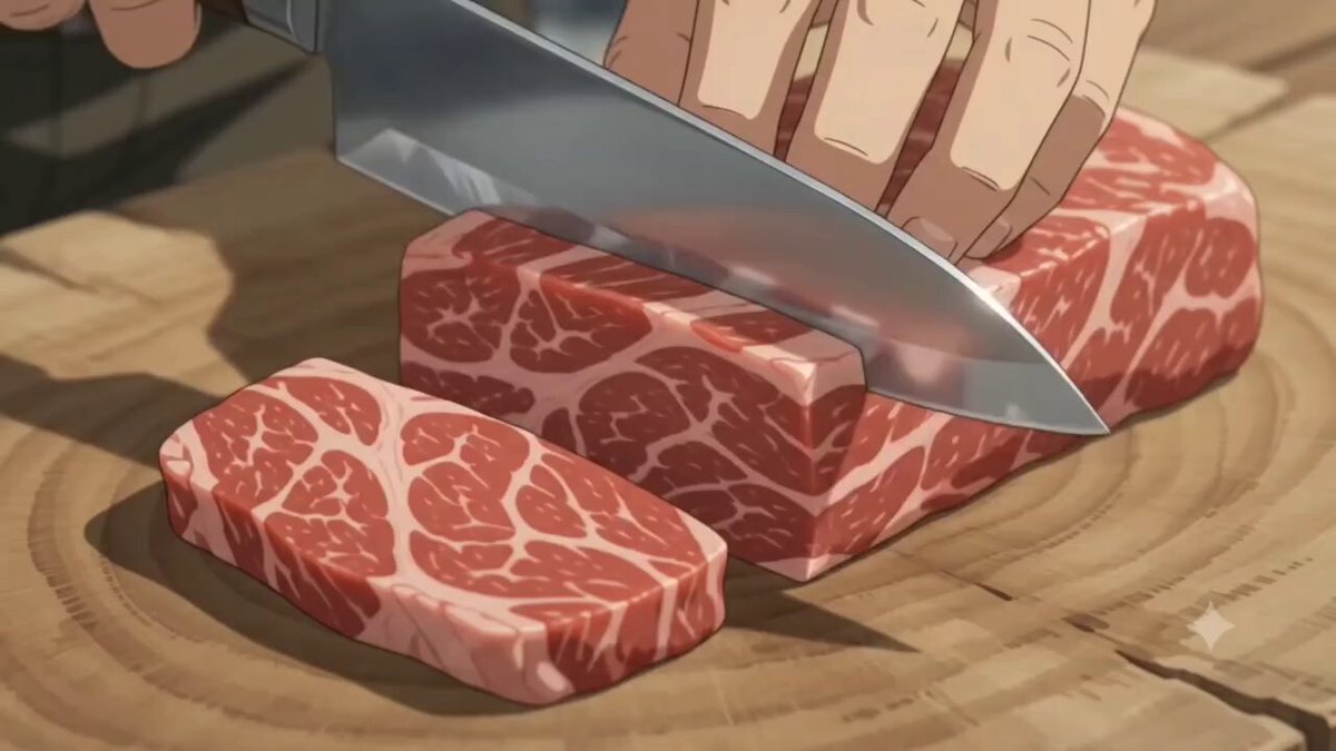 Zubereitung von Rindfleisch-Pho im Anime-Stil