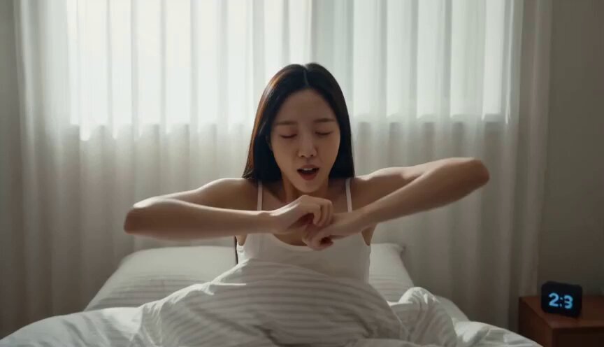 Korean Girl Morning Routine Cinematic