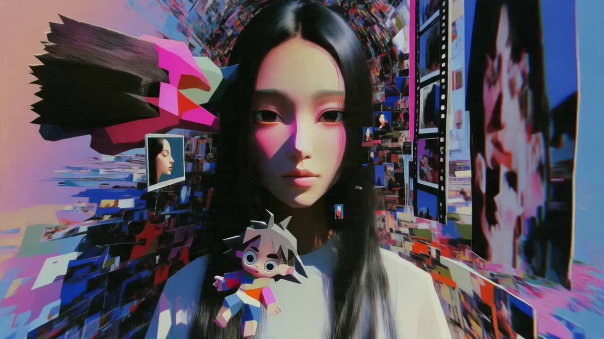 Glitched Multi-Dimension Face Morphing