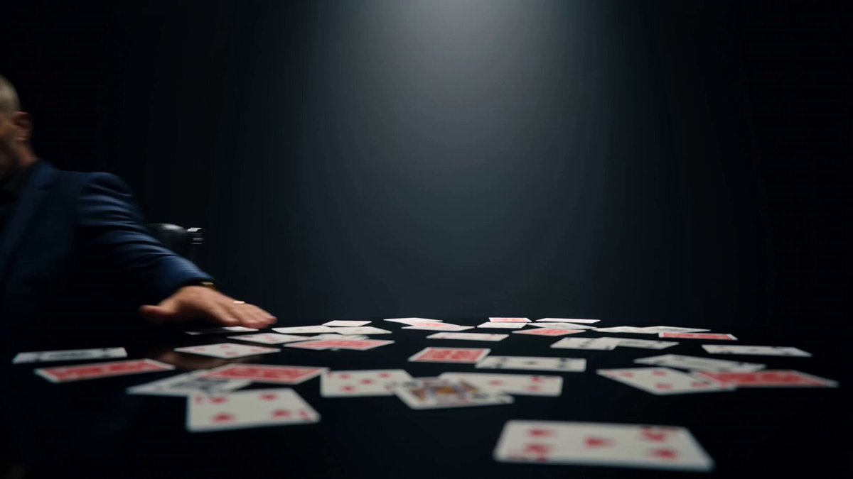 Düstere surreale Spiegelbild-Horrorszene