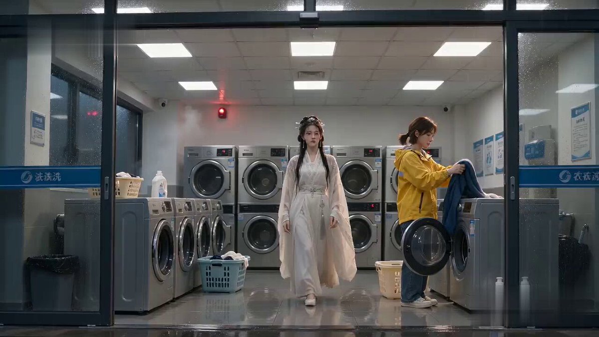 Laundromat Xianxia Drying Magic Comedy
