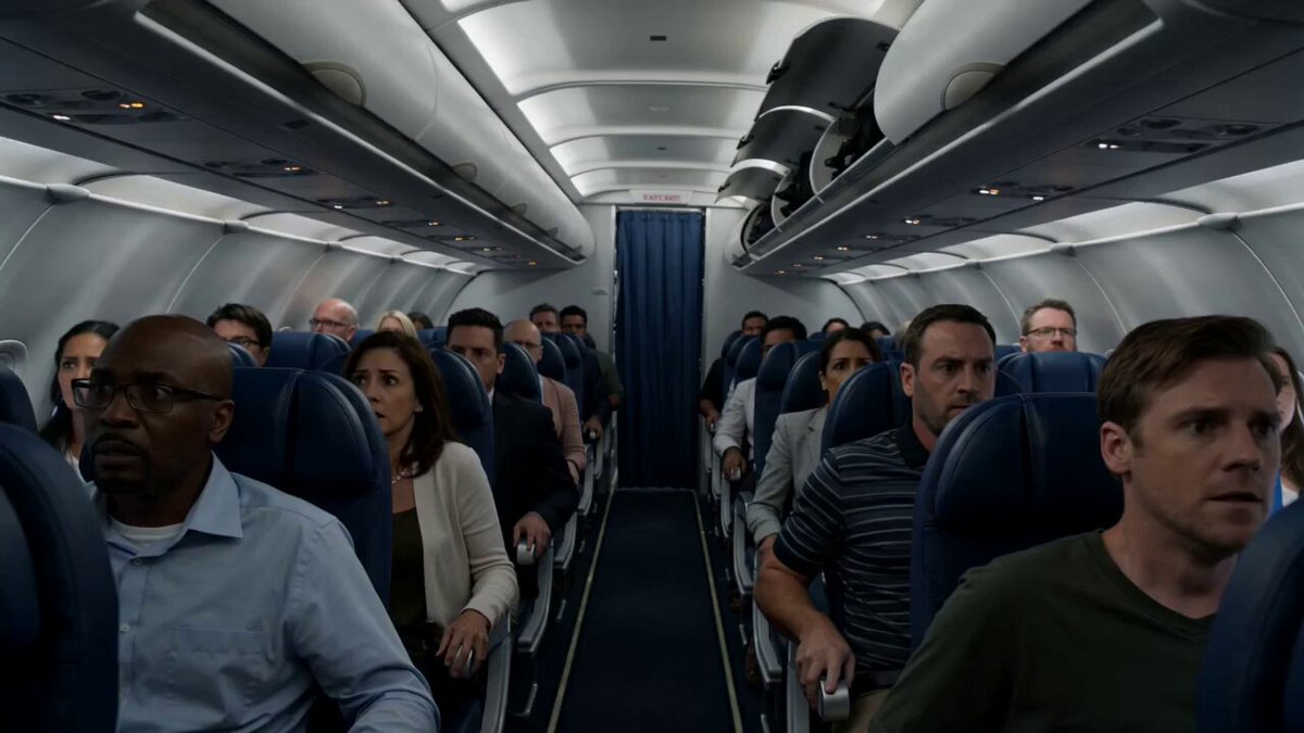 Filmreife Flugzeugabsturz-Katastrophensequenz
