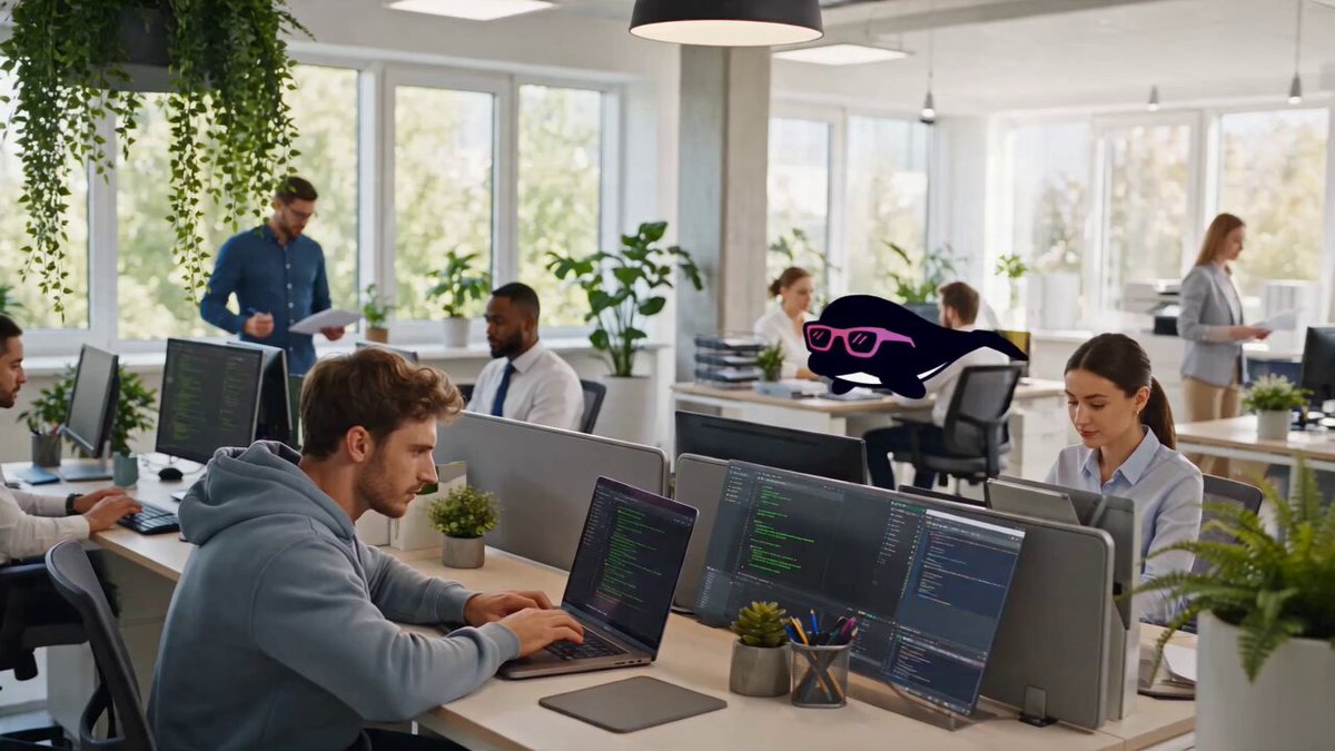 Animated dolphin office assistant