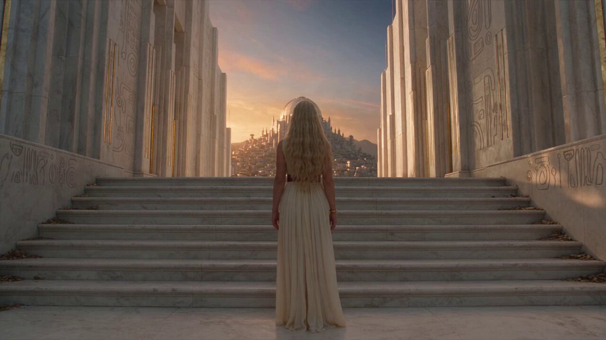 Epische Fantasy-Filmkamerafahrt in einer Einstellung