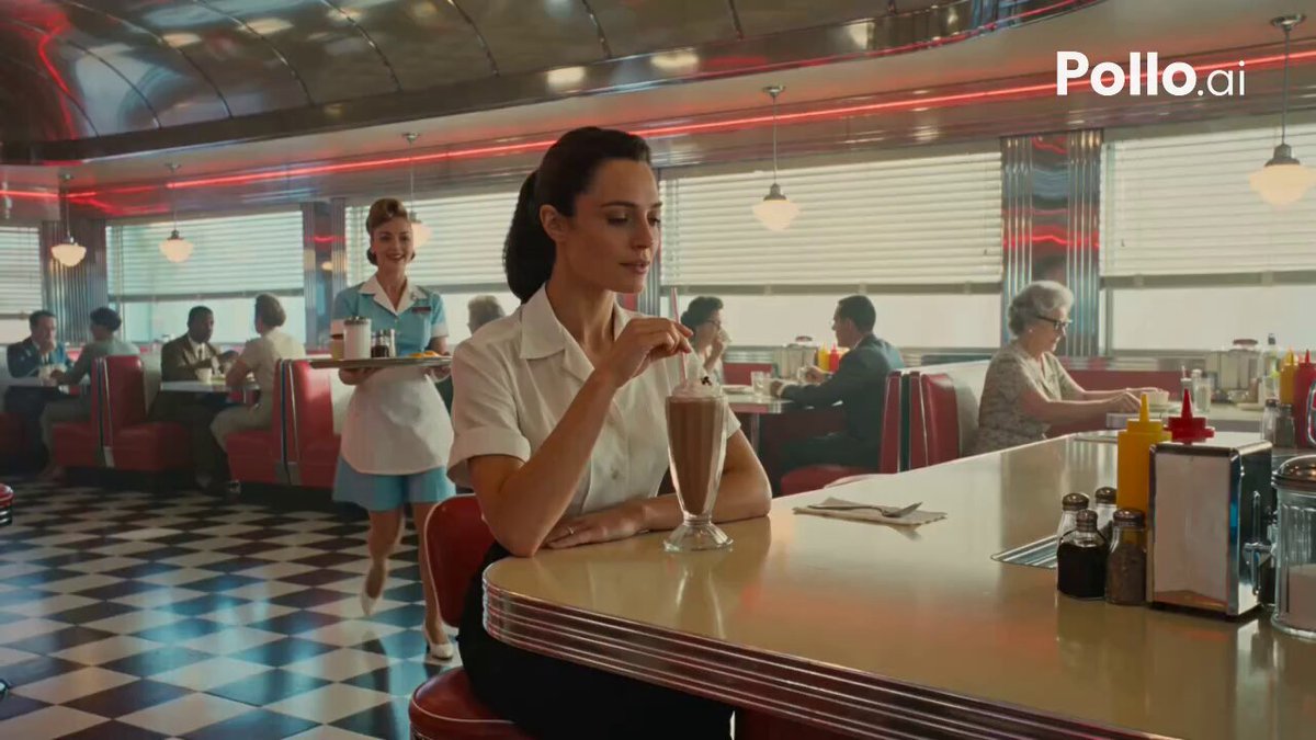 Frozen Time 1950s Diner Sequence