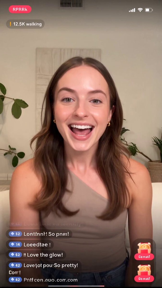 TikTok Shop Livestream-Aufnahme
