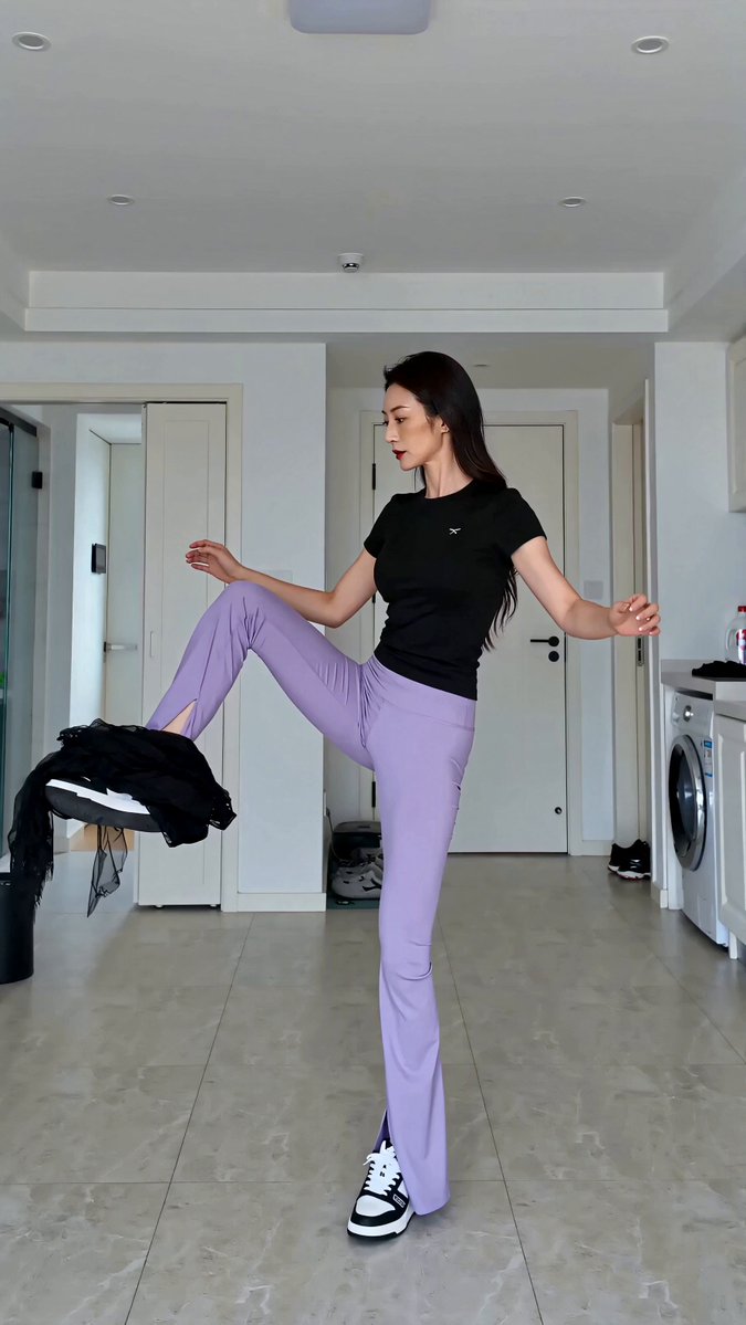 Realistic Outfit Change Video Sequence