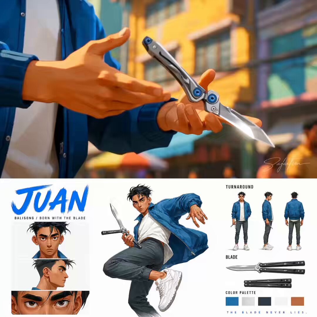 Anime Style Philippine Street Scene