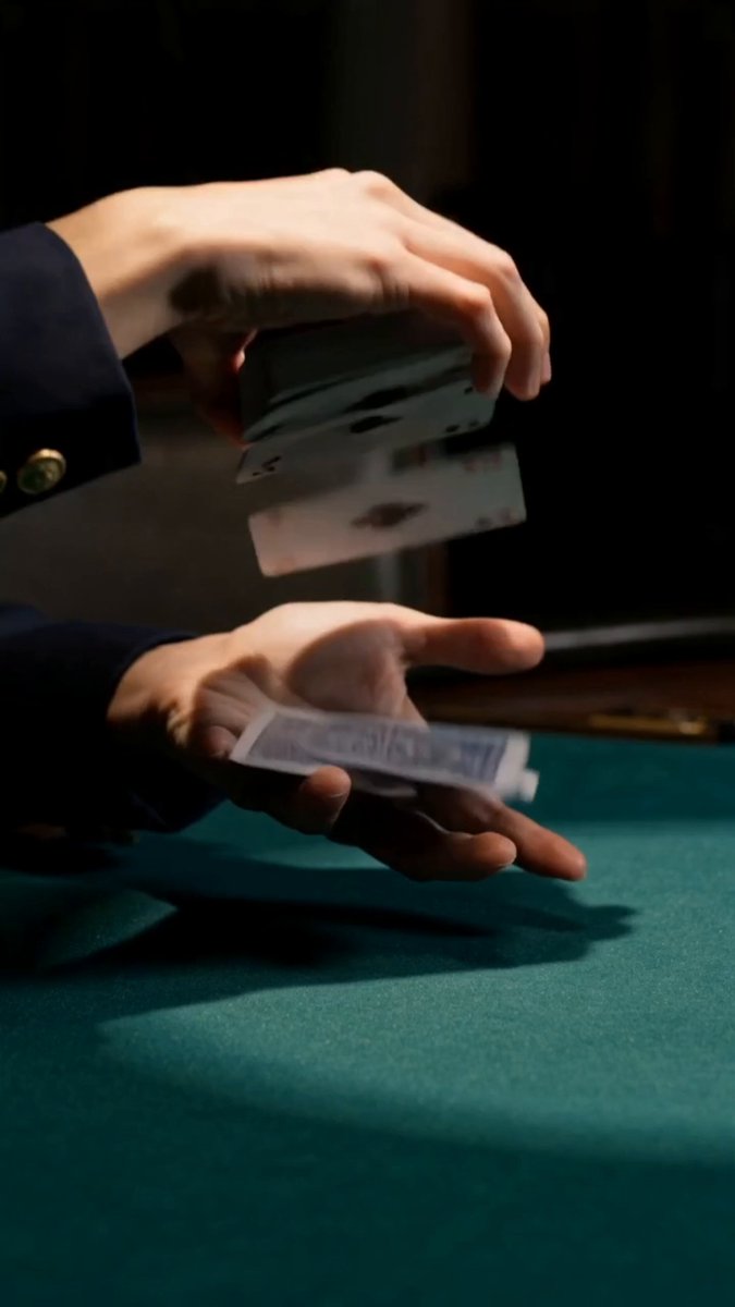 Kinematische Casino-Kartenmanipulation