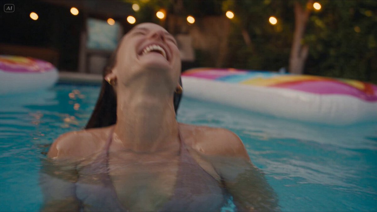 Smartphone-Stil Poolparty-Montage