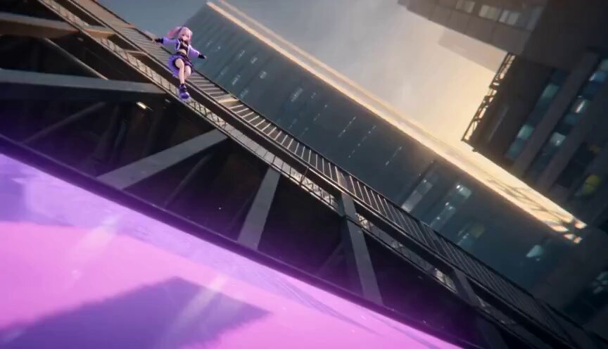 Cyberpunk-Parkour-Anime-Skript