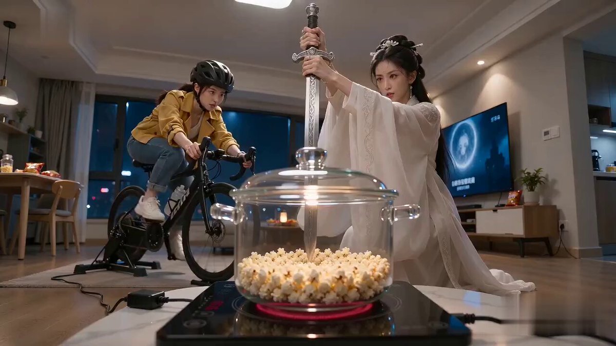Cinematic Popcorn Sword Comedy