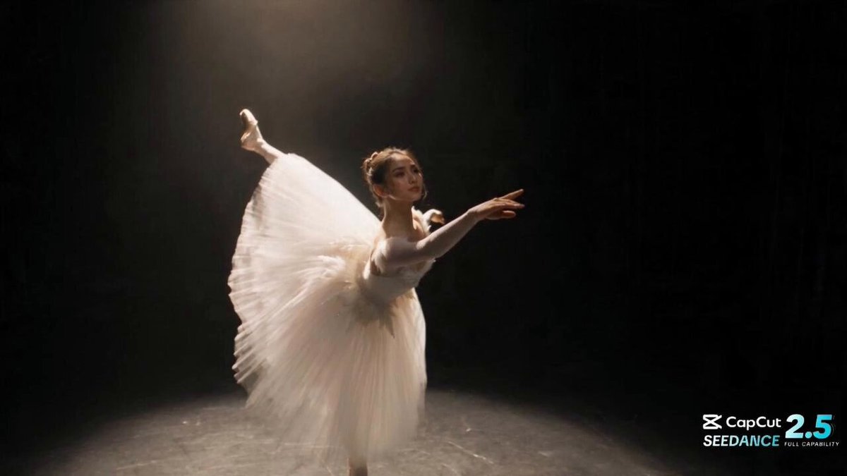 Performance cinématographique de ballet contemporain