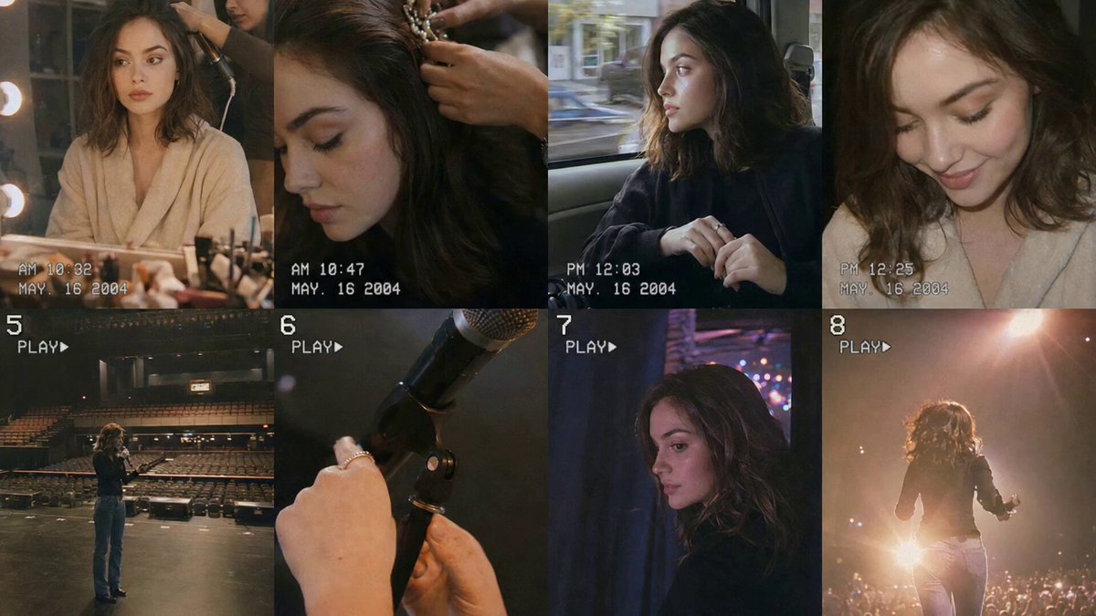 Nostalgisches Idol-Homevideo-Storyboard