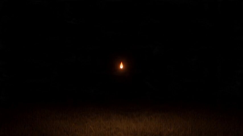 Filmische elementare Morphing-Sequenz: Feuer