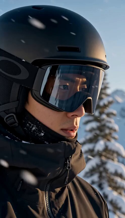 Mountain Avalanche Snowboard Chase