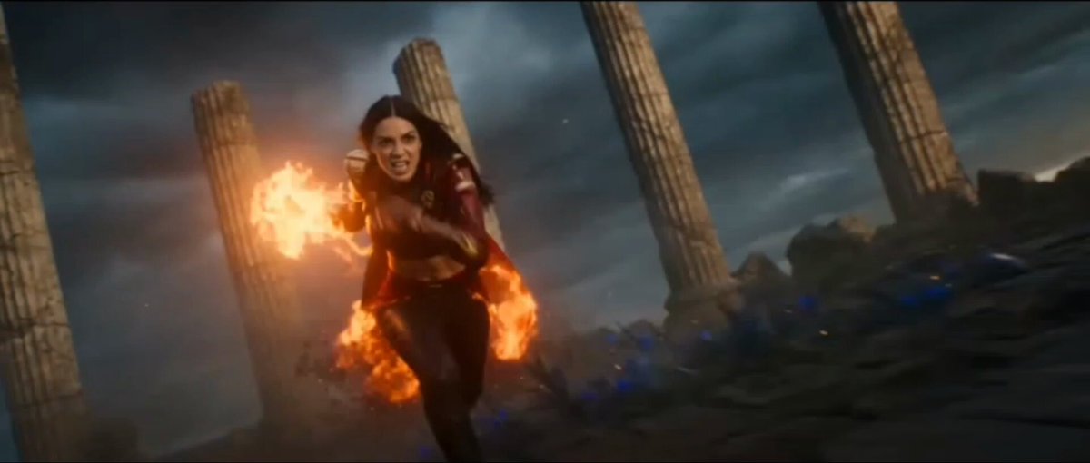 Fire and Ice Warrior Battle