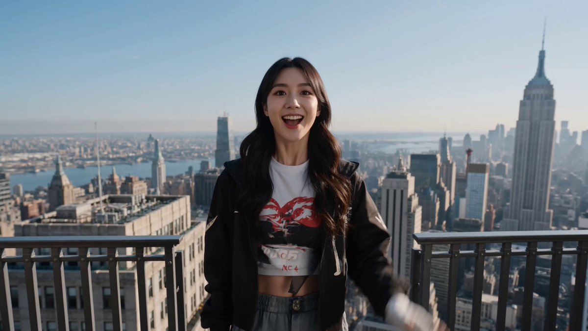 Spider-Woman NYC Skyline Swing