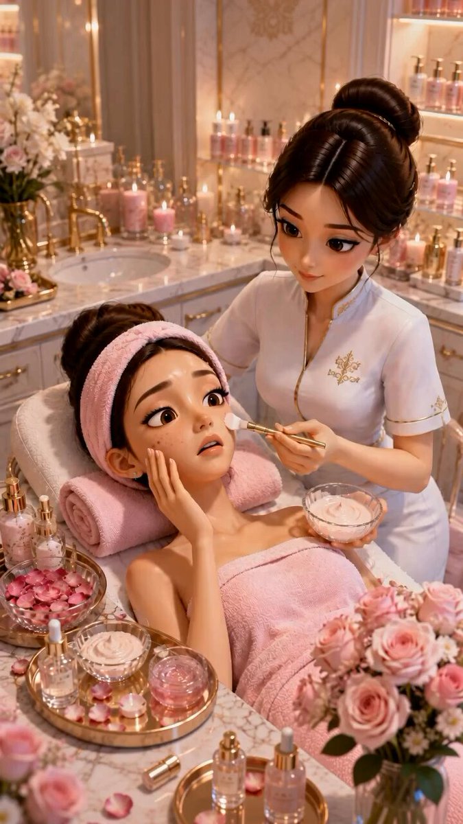 Pixar Style ASMR Spa Facial