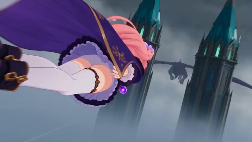 Magical Girl Aerial Battle Anime-Szene