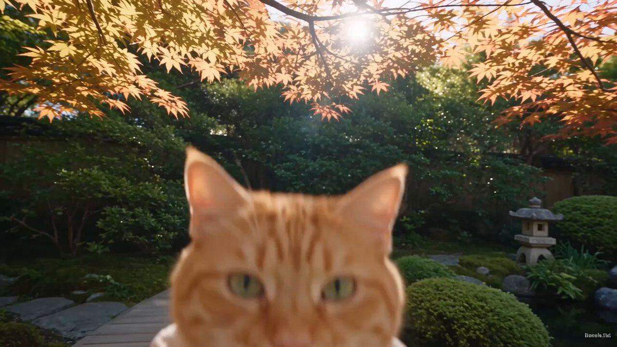 擬人貓咪花園