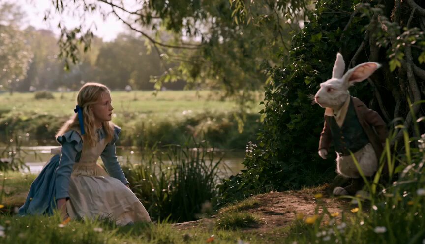 Alice in Wonderland White Rabbit Chase