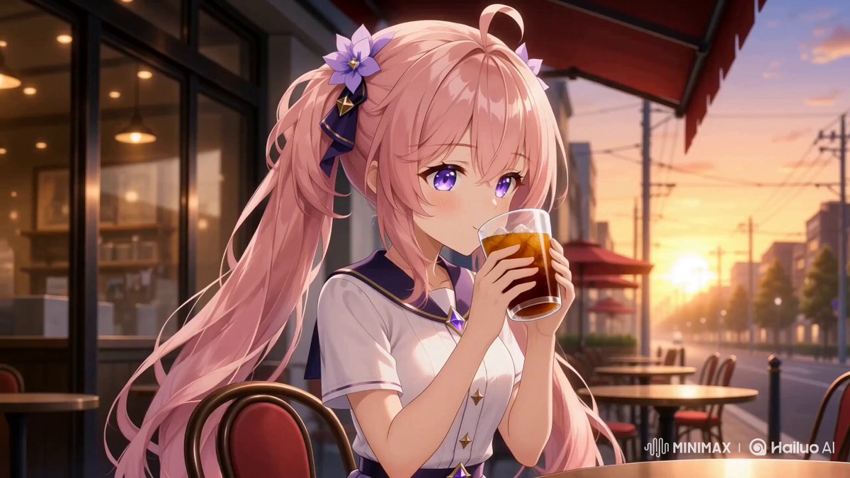 Anime-Video im Game-Ad-Stil