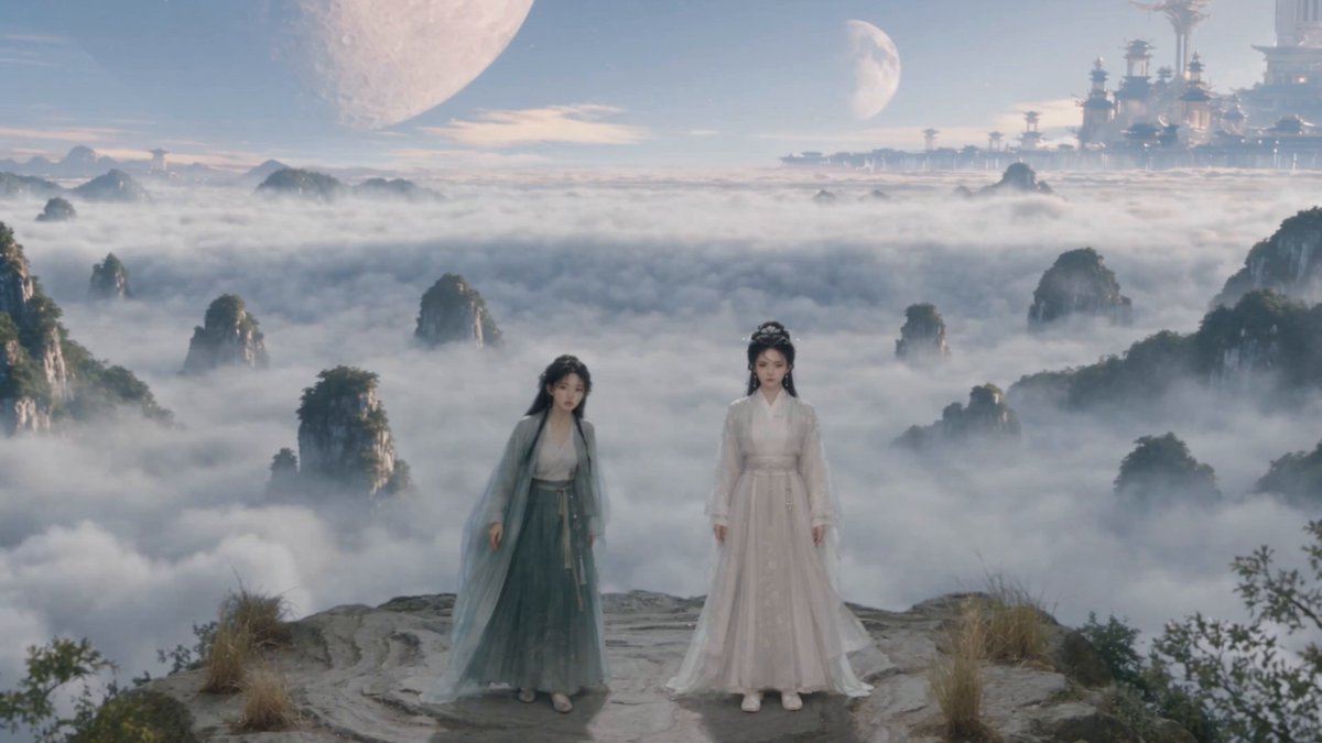 Wuxia-Umgebungsnarrativ-Landschaft