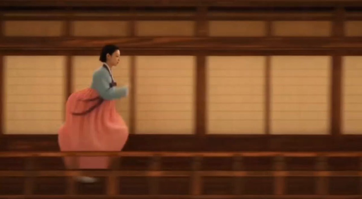 Frau im Hanbok und Dämonenjagd im Labyrinth
