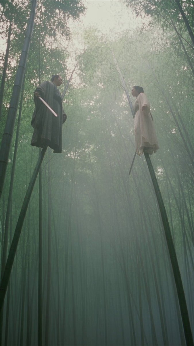 武侠映画風：竹林の決闘