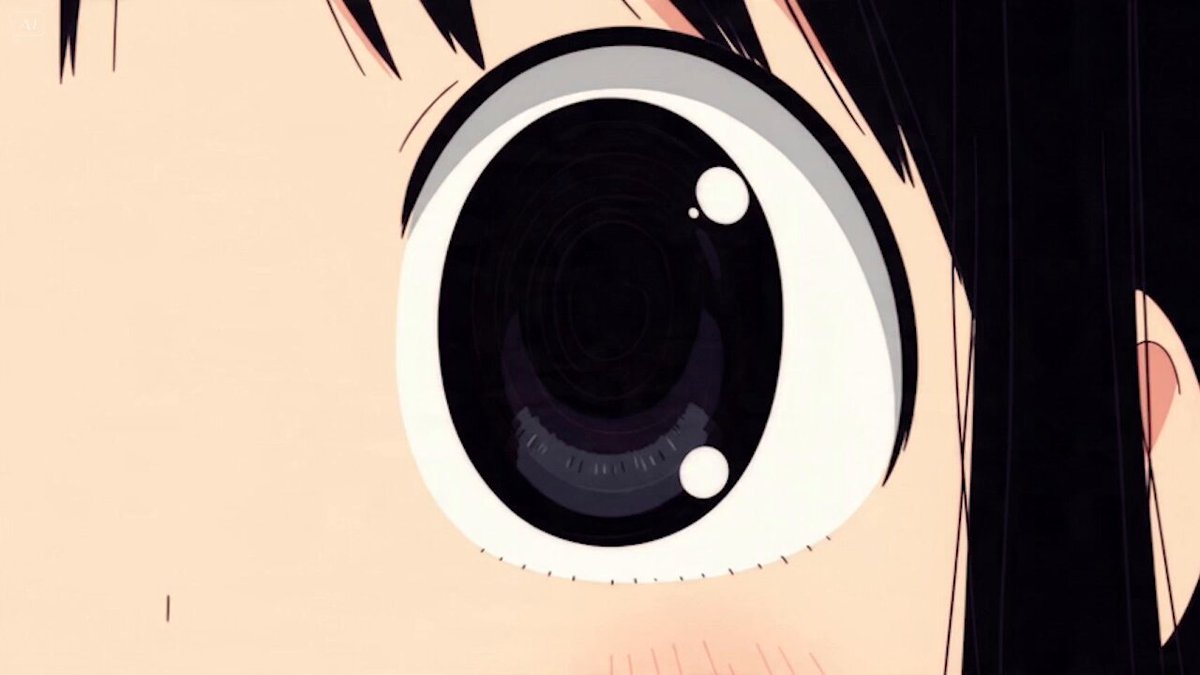 Avantgardistische Anime-Mädchen-Sequenz