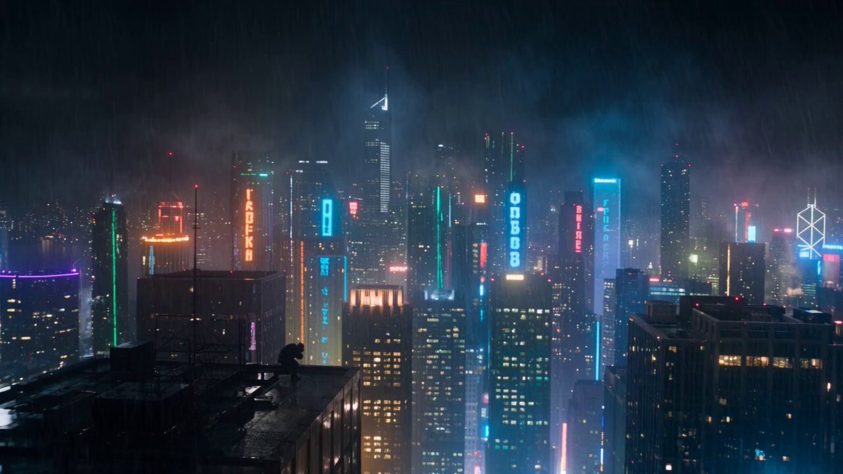 Cyberpunk Rooftop Heist Thriller
