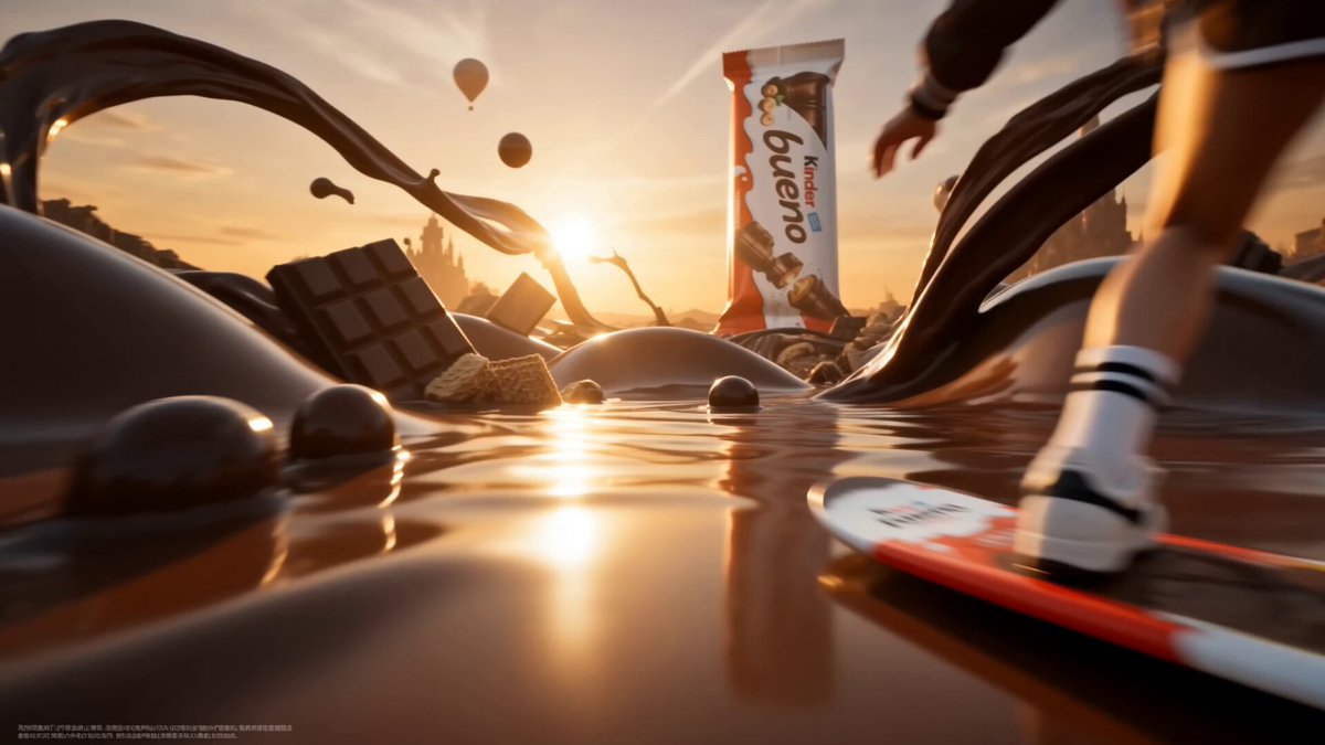 Kinder Bueno Chocolate World Werbespot