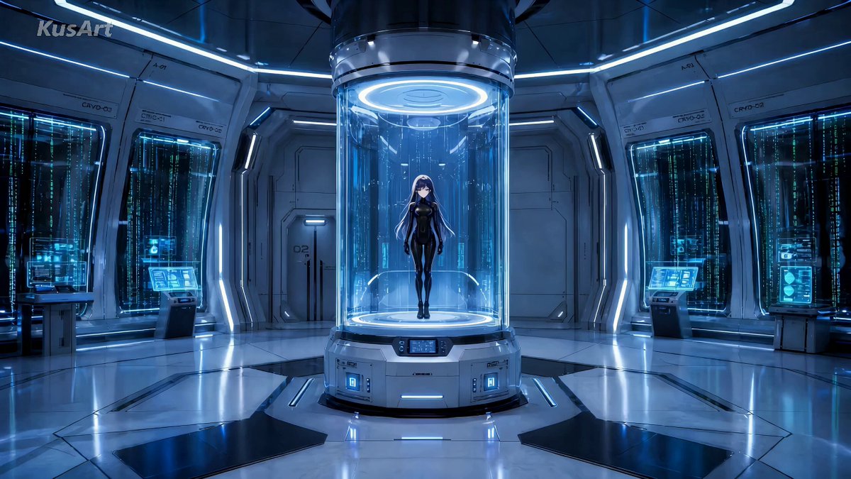 Anime-Mädchen magische Verwandlungssequenz