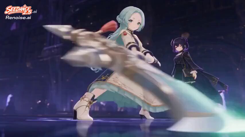 Epischer Anime-Kampf One-Shot
