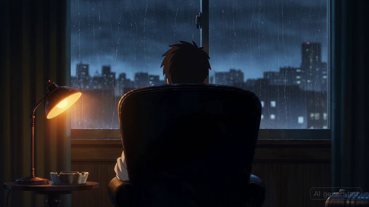 Emotionale Anime-Erinnerungssequenz im Kinostil