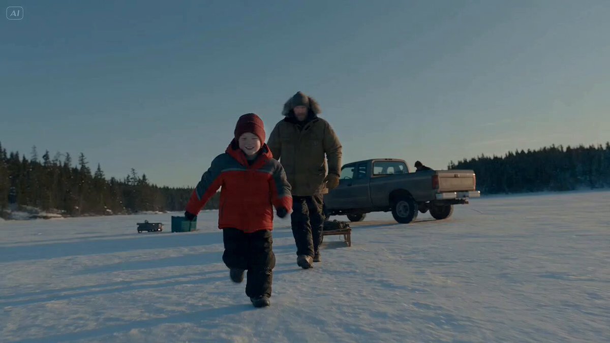 Kurzfilm: Eisrettung auf einem zugefrorenen See