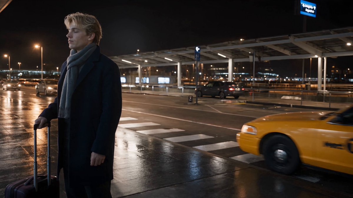 Cinematic Airport Breakup Scene